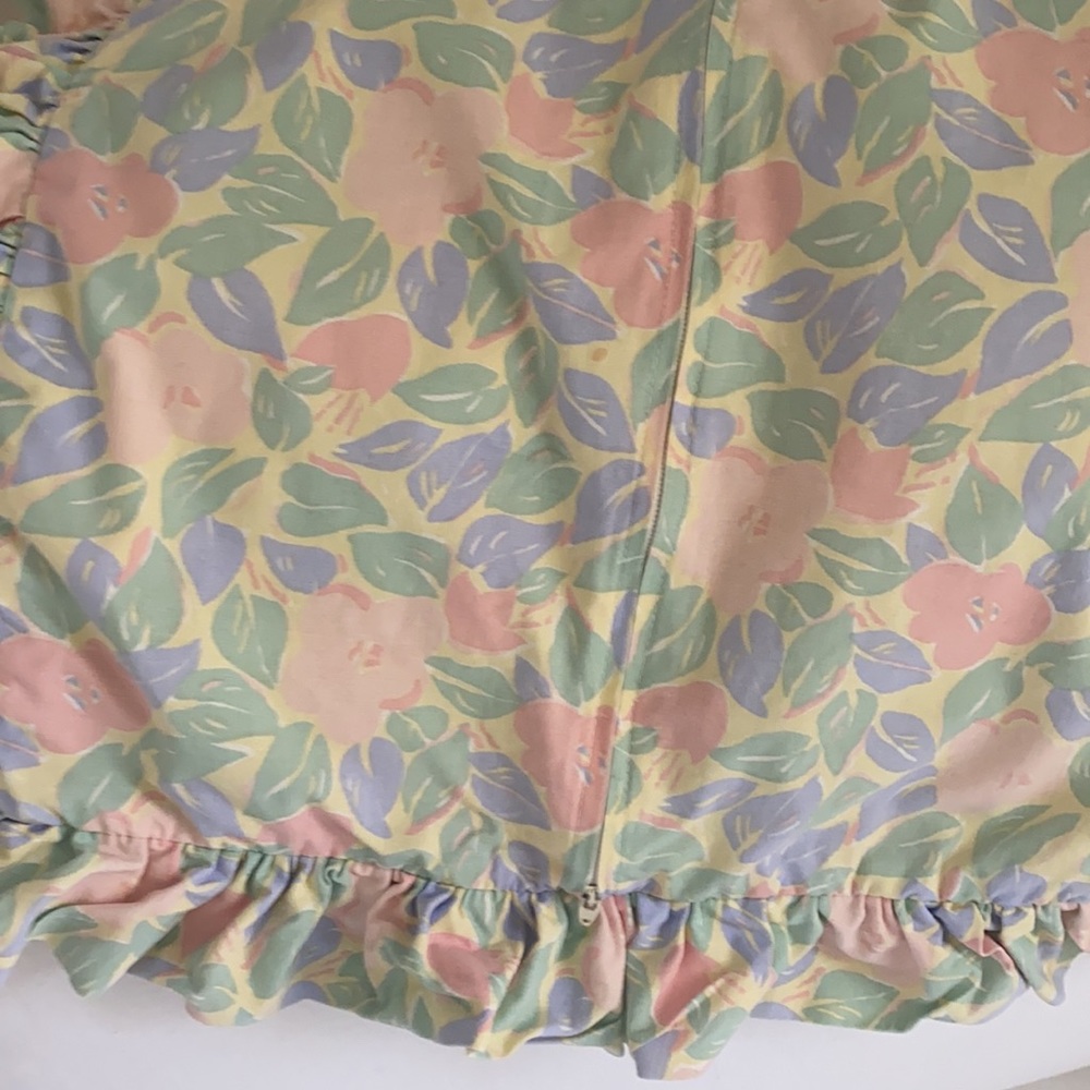 Vintage Laura Ashley Vintage Ruffle Pillow Sham - Picture 5 of 9